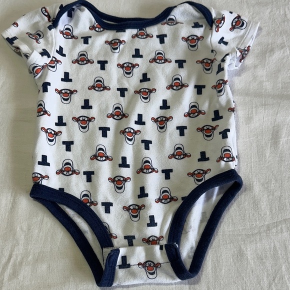 Disney Other - Disney - Navy and White short sleeve Winnie the Pooh Bodysuit with Tigger Print